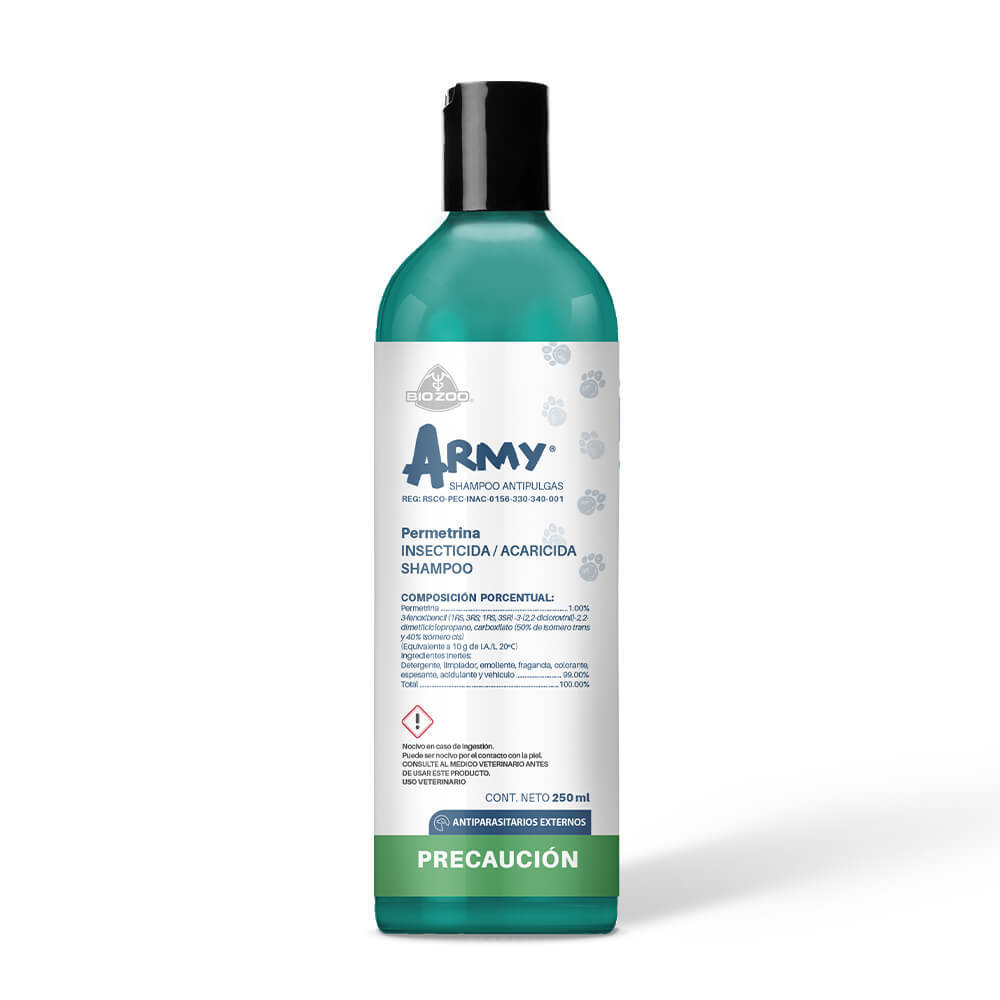 ARMY® Shampoo Antipulgas